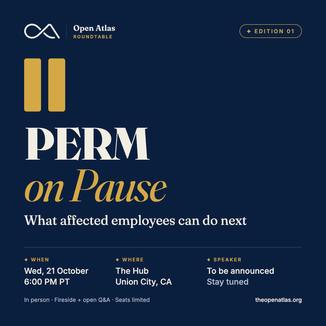Open Atlas Roundtable, Edition 01: PERM on Pause, What Affected Employees Can Do Next