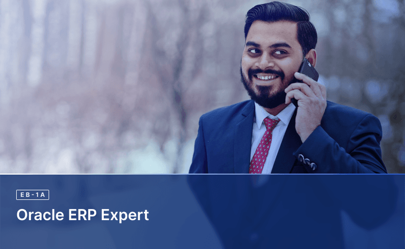 Oracle ERP Expert Builds Strong EB-1A Profile Through Global Financial Systems Leadership